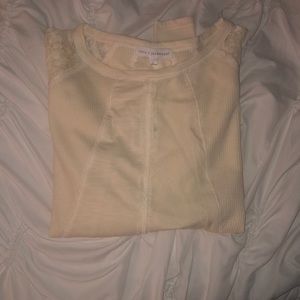 Off White Long Sleeve Shirt